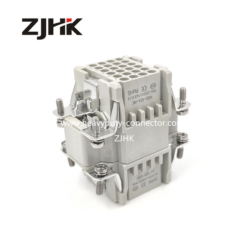 Εισάγετε βαρύ φορτίο Multi Pin Connector Γυναίκα και Άντρας Αντικαταστήστε Han Dd 24 Pos