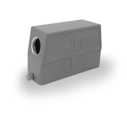 24B μετάλλων κουκουλών υψηλή ΑΝΤΙΣΤΟΙΧΙΑ ΚΑΛΥΨΗΣ εισόδων κατασκευής δευτερεύουσα ΜΕ την ΚΑΤΟΙΚΊΑ HARTING HAN 24B